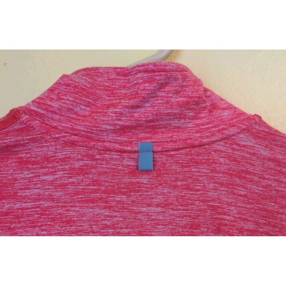 Nike Running Women's Dri-Fit Long Sleeve Heather Orange 1/4 Zip Pullover Size S - Picture 9 of 9
